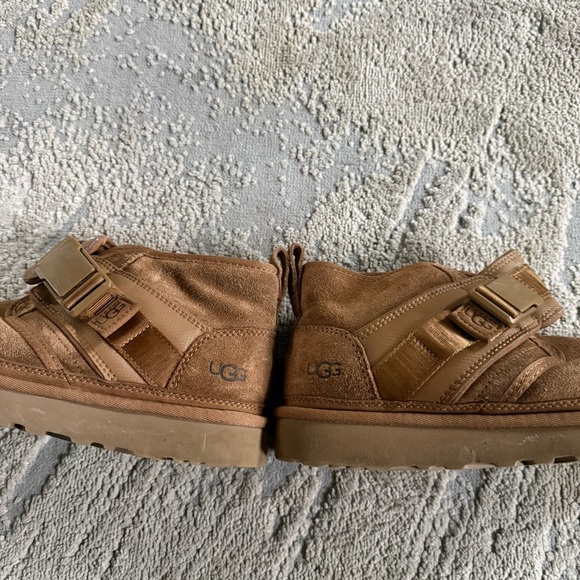 UGG Neumel Snapback Suede leather Chukka short Boots Chestnut Brown pull on 9 main image 13